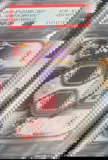 2009 LeBron James/Kobe Bryant SP Game Used low pop PSA 10 GEM MT /499