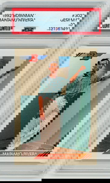 MARIANO RIVERA 1992 Bowman Rc #302 PSA 10