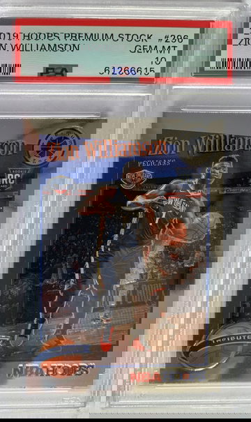 2019 Hoops Premium Stock Zion Williamson PSA 10 Gem MT