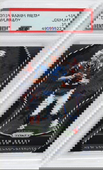 2019 Panini Prizm Tom Brady PSA 10 #18