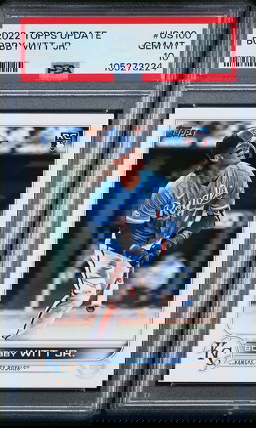 2022 Topps Update Bobby Witt Jr. US100 PSA 10