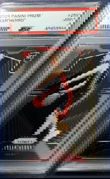 Tyler herro 2019 panini prizm psa Mint 9