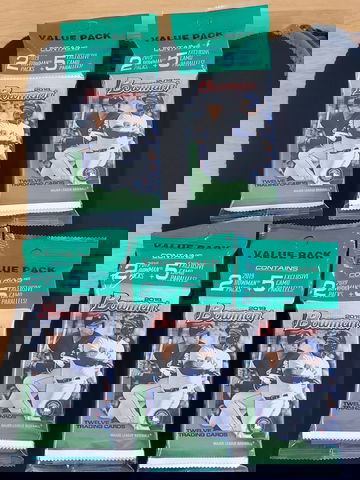 2019 Bowman Fat Value Cello Packs Camo Parallels Wander Franco Vladimir Guerrero Jr Jarred Kelenic Fernando Tatis Lot2x