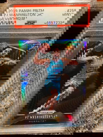Psa 9 PJ Washington 2019 Panini silver Prizm