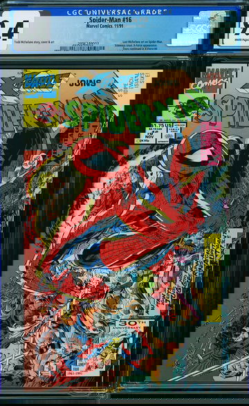 SPIDER-MAN #16, CGC 9.4 NM