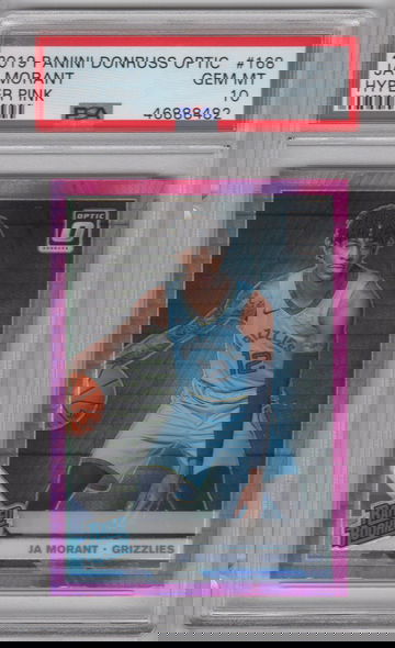 2019 Optic Ja Morant Hyper Pink PSA 10