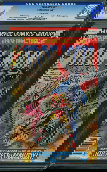 IRON MAN #99, CGC 9.6 NM+
