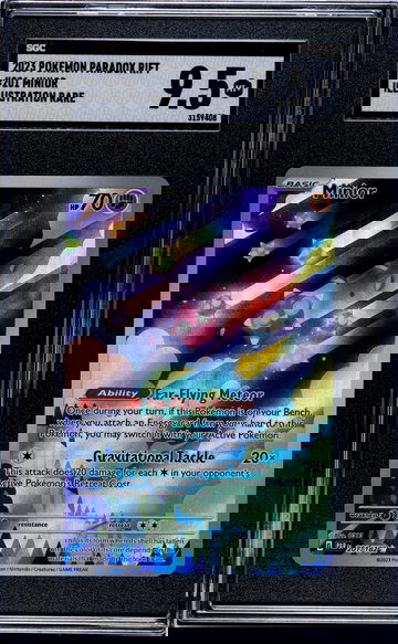 2023 Pokemon Paradox Rift Illustration Rare Minior #201 SGC 9.5