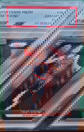 2018 Panini Prizm Basketball #78 Trae Young RC PSA 10 