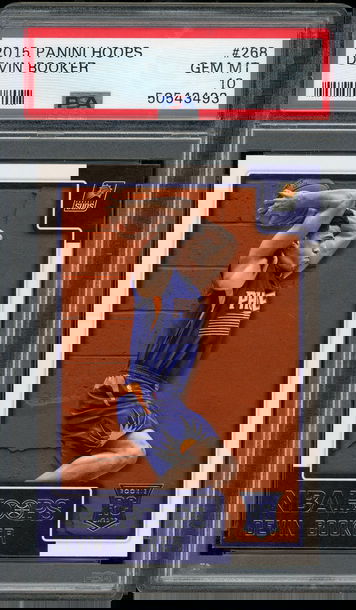 Devin Booker 2015-16 Panini NBA Hoops RC #268 PSA 10 GEM MINT Suns!