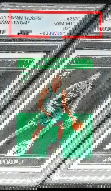 Jayson Taum 2017-18 Panini Hoops RC Rookie Card # 253 Graded PSA Gem Mint 10