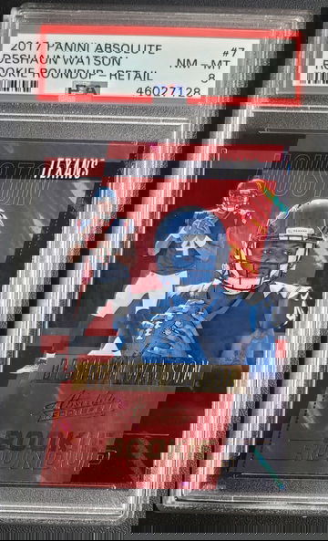 2017 Absolute Rookie Roundup Retail #7 Deshaun Watson RC  PSA 8 NM-MT