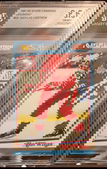 1991-92 Score Canadian - Nicklas Lidstrom #621 Bilingual (RC)