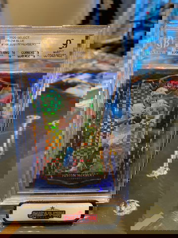 2020 select blue /149 Justin Herbert bgs 9 with 2-10’s