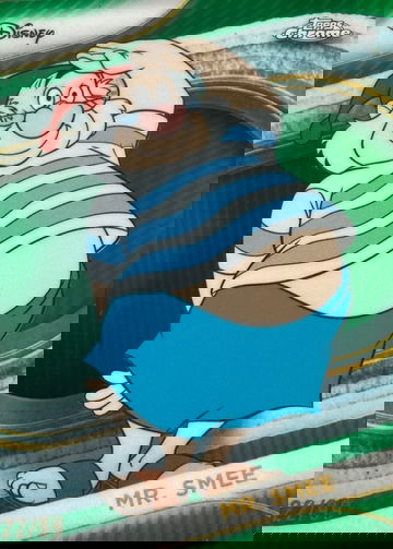 2025 Topps Chrome Disney Mr Smee /99 Green Refractor