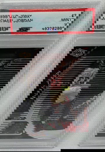 1998 Upper Deck UD Ionix #2 Michael Jordan - PSA 9 MINT Goat