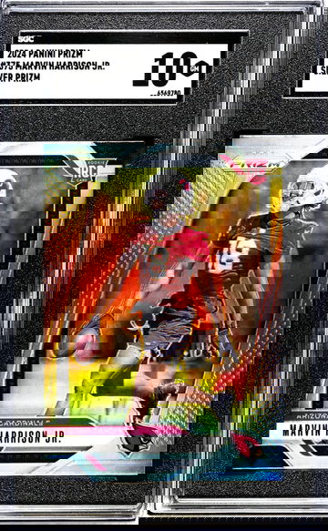 2024 Panini Prizm #375 Marvin Harrison Jr. Silver Prizm SGC 10