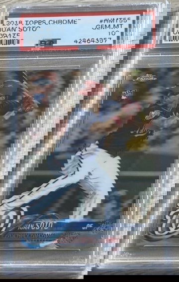 Juan Soto Update Chrome PSA 10