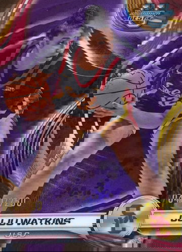 Juju Watkins 2024-25 Bowman U Best Basketball Purple /250 #37