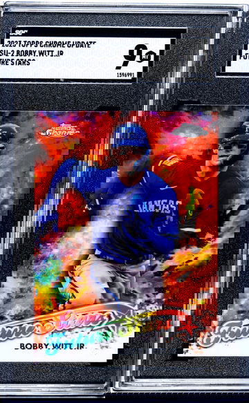 2023 Topps Chrome Update #FSU-2 Bobby Witt Jr. Future Stars SGC 9