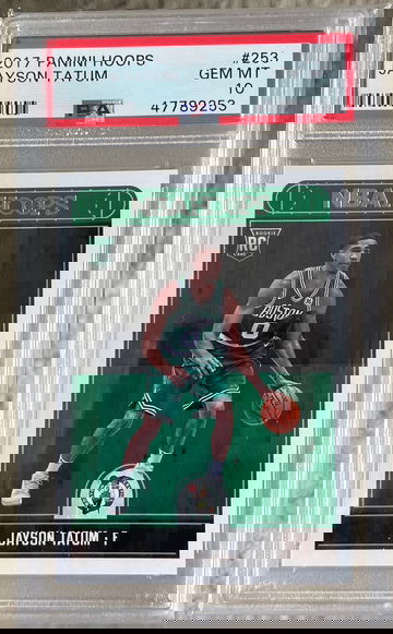2017 Panini Hoops Jayson Tatum PSA 10 253 RC