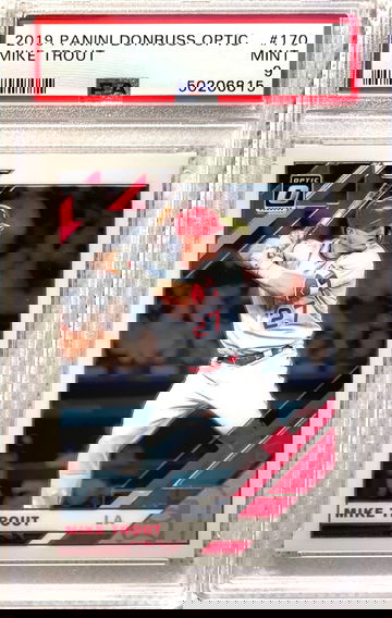 Mike Trout 2020 Donruss Optic PSA9 Mint