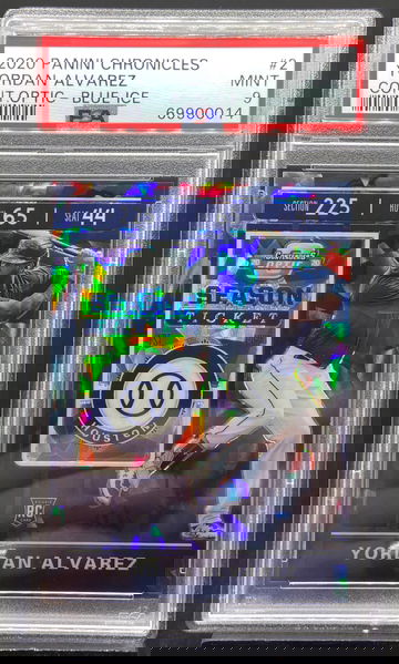 Yordan Alvarez 2020 Chronicles Contenders Optic /99 PSA 9