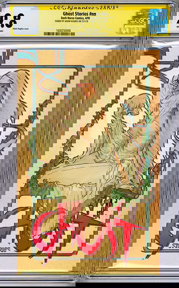 GHOST STORIES #NN CGC-SS 9.8 RARE HTF SIGNED ADAM HUGHES CVR ART DARK HORSE 1995