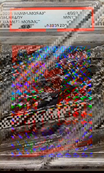 2020 Panini Mosaic Tom Brady Got Game? Mosaic PSA 9