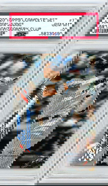 2020 Topps Complete Set Aaron Judge 582 Montgomery Club Stamp