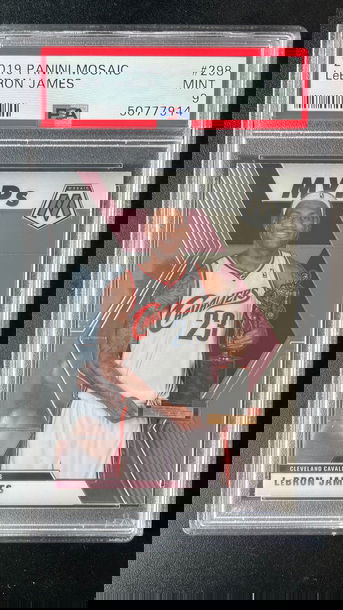 2019 Mosaic Lebron James PSA 9