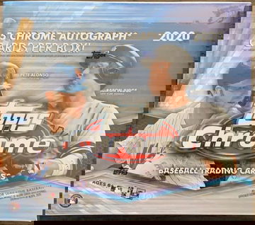 2020 Topps Chrome Baseball Hobby Sealed Jumbo Box