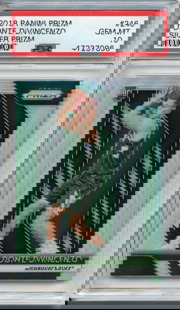 Donte Divincenzo Silver Prizm Rookie PSA 10