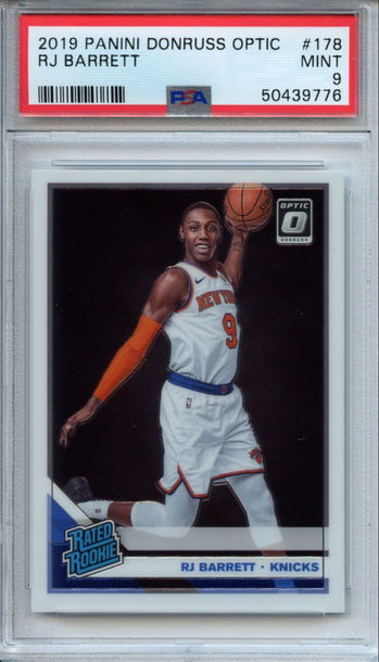 2019 Optic RJ Barrett PSA 9