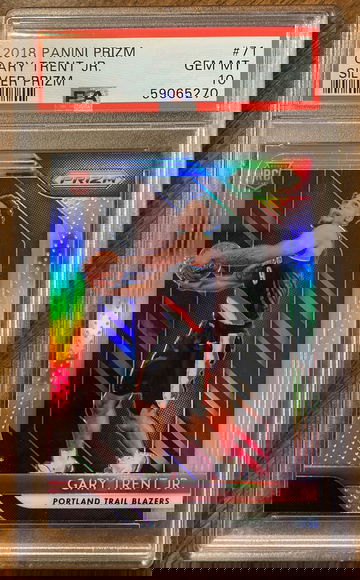 2018 Prizm Silver Gary Trent Jr PSA 10 