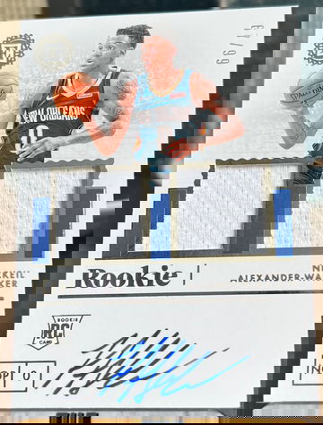 2019 Panini Encased NICKEIL Alexander Walker Rookie Dual Patch AUTO /99 RPA SP