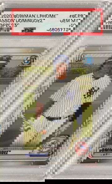2020 Bowman Chrome Jasson Dominguez Prospects PSA 10 Gem-Mint