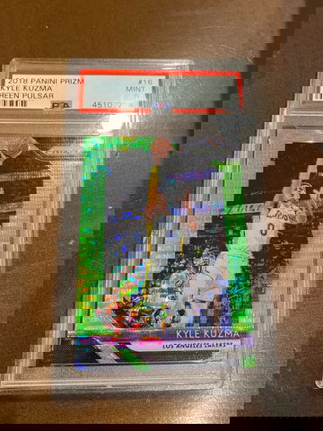 Kyle Kuzma Green Pulsar Prizm 2018-19 PSA 9 /25