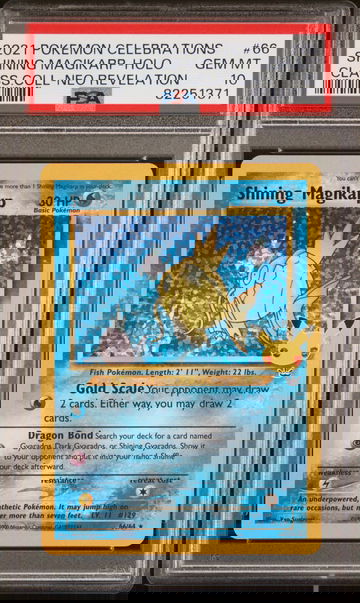 2021 POKEMON CELEBRATIONS CLASSIC COLLECTION 66 SHINING MAGIKARP-HOLO GEM MINT 10