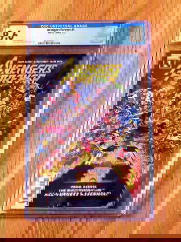 AVENGERS FOREVER #1 CGC 9.6 NM+ WP 1st Captain Carter cover Mariama Spector