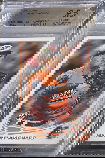 2013 Topps #270  Manny Machado BGS 9.5