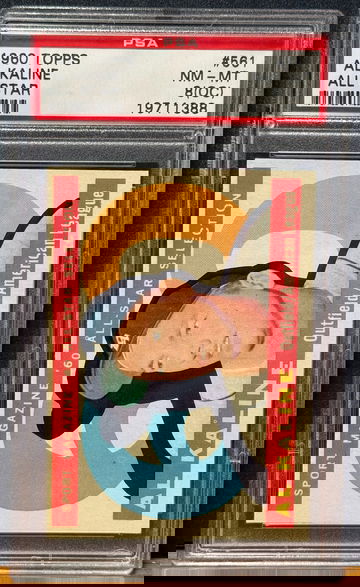 1960 Topps Al Kaline All Star #561 PSA 8 (OC) NM-MT Detroit Tigers