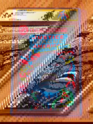 JUSTICE LEAGUE OF AMERICA #184 CGC SS 9.4 Signature Series Gerry Conway POP 2