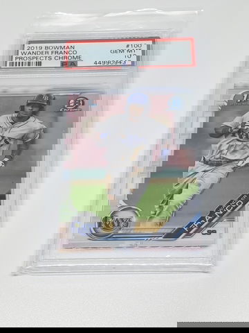2019 bowman chrome wander franco psa 10