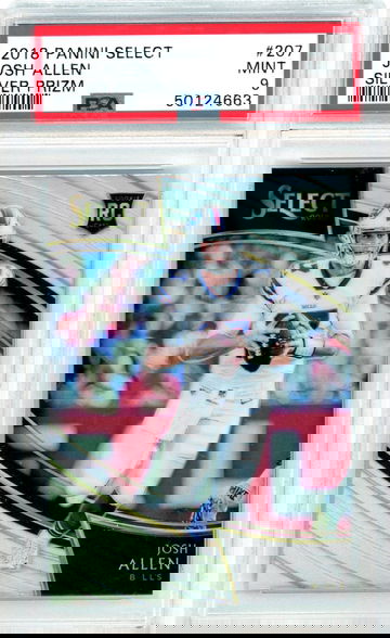 Josh Allen 2018 Panini Select Field Level Silver RC PSA 9 Mint