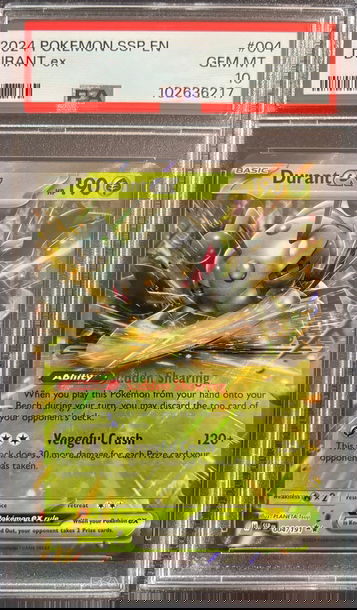 2024 Pokémon Durant ex Surging Sparks 004/191 PSA 10 Gem Mint 