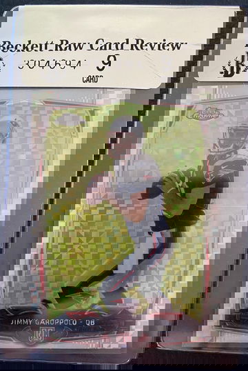 Jimmy Garoppolo 2014 Topps Chrome #150 XFractor RCR 9 BGS