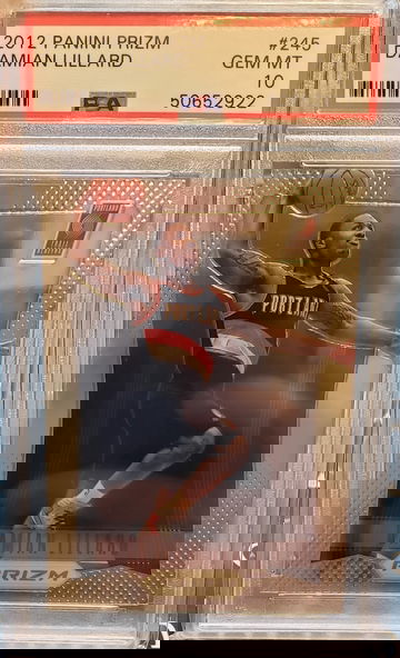 2012 Prizm Damian Lillard PSA 10