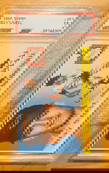 1955 Topps Billy O’Dell Rookie #57 PSA 5