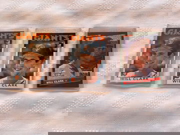 140+-card Will Clark 1980's & 1990's lot! 1986 Donruss, 1987 Fleer, (2) 1986 Topps Traded Rookies! San Francisco Giants